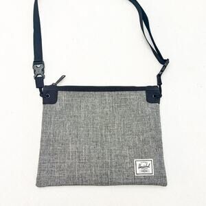 Herschel Alder Women's Crossbody Bag Travel Purse Gray Black Organizer